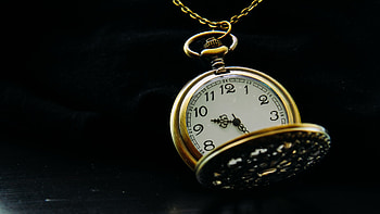 Pocket watch time, Clock bokeh HD wallpaper