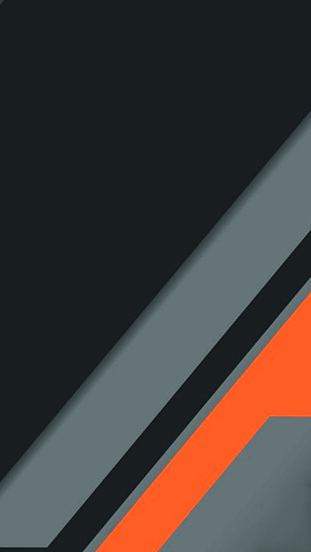 treter, orange, stripes, new, gray, material, modern, tints and shades, shapes, black, lines HD phone wallpaper