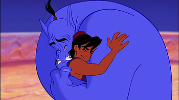Genie, Aladdin, Disney artists, Disney Aladdin HD wallpaper