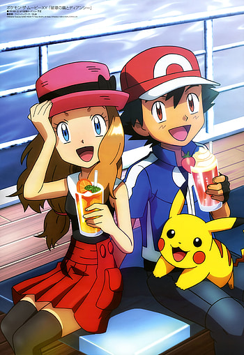 Ash And Serena Kiss, Cute Pokemon Serena HD phone wallpaper