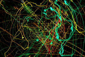 Abstract, Shine, Light, Multicolored, Motley, Lines, Long Exposure HD wallpaper