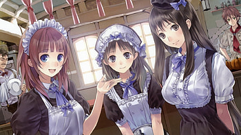 Maids, Waitresses, Girls, Anime, Cute HD wallpaper