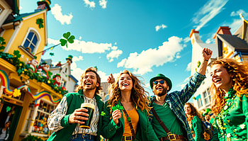 Celebrate St. Patrick's Day: Ultra, St. Patrick's Day, celebration, friends HD wallpaper