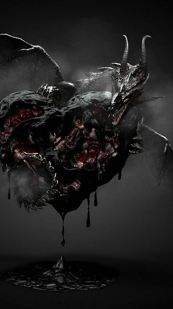 Black Heart, spiteful HD phone wallpaper