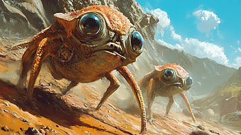 Alien Encounters: A Stunning Sci-Fi, Sci Fi, alien, fantasy creatures, Digital Art HD wallpaper