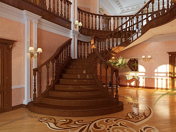 Interior, Miscellanea, Miscellaneous, Design, Stairs, Ladder, Room, Passage HD wallpaper