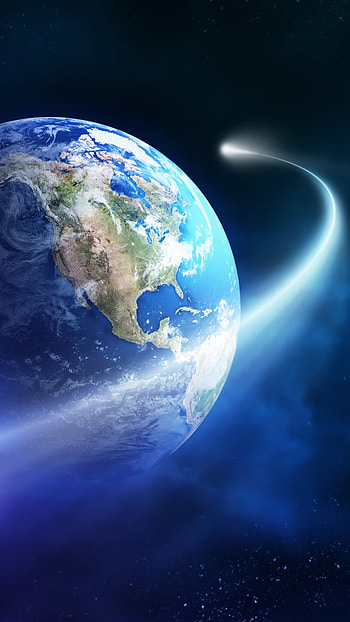 space, planet, earth, nature, Earth From Space HD phone wallpaper