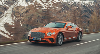 Orange, Bentley Continental GT HD wallpaper