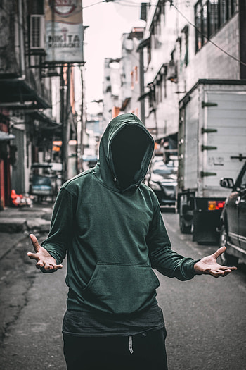 Miscellanea, Miscellaneous, Human, Person, Street, Anonymous, Hoodie, Hoodies, Hood HD phone wallpaper