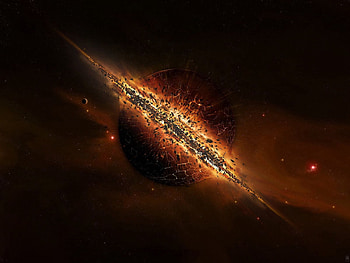 Universe, Planet, Explosion, Wreckage, Detritus HD wallpaper