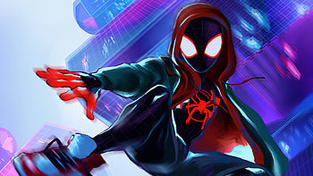 Miles Morales Art, spiderman-into-the-spider-verse, spiderman, superheroes, artwork, artist, digital-art HD wallpaper