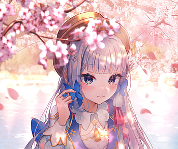 Kamisato Ayaka, Kamisato Ayaka (Genshin Impact), video game, Genshin Impact HD wallpaper