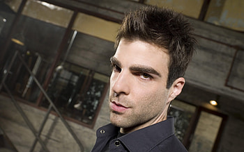 Zachary Quinto, Celebrity portrait, background HD wallpaper
