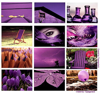 Purple Collage, purple, abstract, 3d, collage HD wallpaper