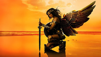Wonder Woman The True Face Of Justice, wonder-woman, superheroes, artwork, digital-art, art, ai HD wallpaper