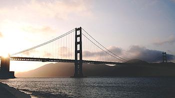Golden Gate Bridge, , Golden Gate icon, Stunning view HD wallpaper