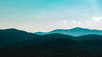 Nature, Trees, Sky, Mountains HD wallpaper