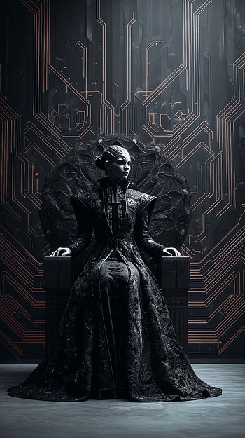 Sci-Fi Queen: Celestial Elegance for Your , Sci Fi, fashion, futuristic HD phone wallpaper