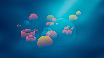Abstract, Glare, Ball, Shapes, Shape, Geometric, Shades, Cube HD wallpaper