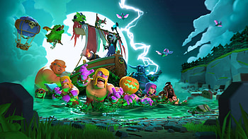 Clash Of Clans Halloween , clash-of-clans, supercell, games, halloween, barbarian HD wallpaper
