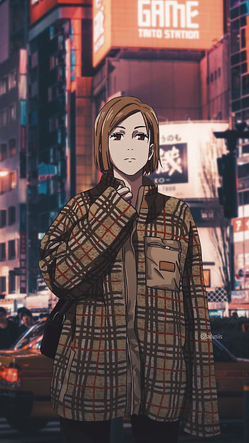 Nobara Kugisaki, fashion design, yuji, jujutsu kaisen, gojo, anime HD phone wallpaper
