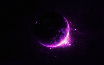 PURPLE-PLANET, space, purple HD wallpaper