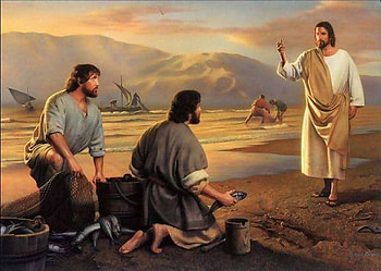 Jesus and fishers, god, fisher, jesus, christ, religion, christianity HD wallpaper