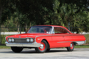 1960-Ford-Starliner, 1960, Classic, Ford, Red HD wallpaper