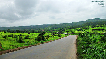 Way to Purandar Fort, pune, narayanpur, shivaji, balaji, incredible india, bajiprabhu, monsoon, sahyadri, sambhaji, saswad, ketkawle, vajragad, purandar fort HD wallpaper