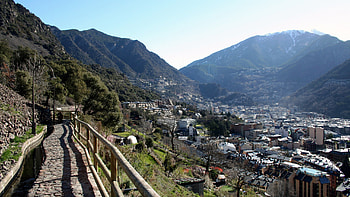 Andorra la Vella , cityscapes, background, Stunning visuals HD wallpaper