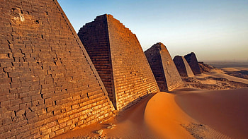 Pyramiden von Meroe, Sudan's gems, Archaeological site, Cultural heritage HD wallpaper