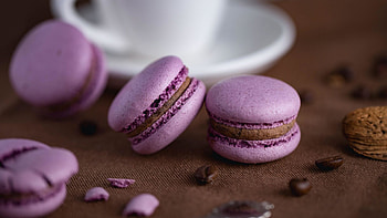 Beans macaron , Quirky and fun, Food-inspired background, Playful dessert art HD wallpaper