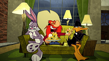Bugs Bunny and Daffy Duck, Yosemite Sam HD wallpaper