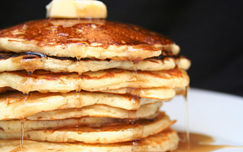 Butter drizzled pancakes, Sweet syrup, Mouth-watering breakfast, Food HD wallpaper