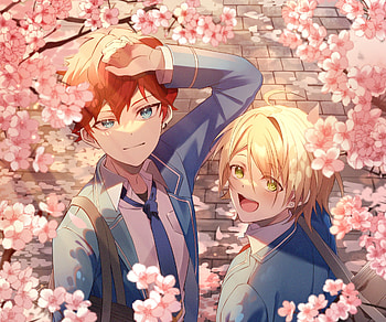 Hiiro Amagi & Aira Shiratori, Aira Shiratori, Hiiro Amagi, video game, Ensemble Stars! HD wallpaper