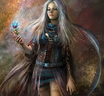 Dark magic girl, girl, magic, dark magic HD wallpaper