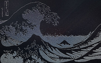 waves Japanese artwork The Great Wave off Kanagawa sea . HD wallpaper