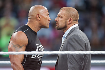 The Rock, HHH HD wallpaper