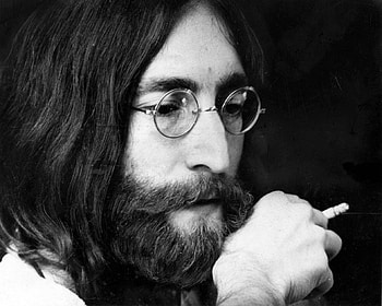 Close-up, John Lennon HD wallpaper