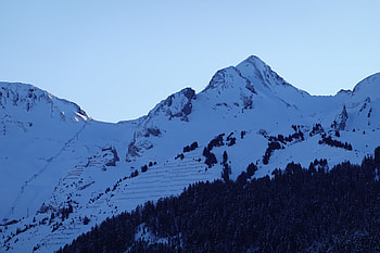 Nature, Trees, Mountains, Snow, Vertex, Forest, Tops, Snow Covered, Snowbound HD wallpaper