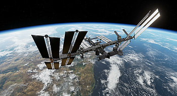 Earth, ISS HD wallpaper