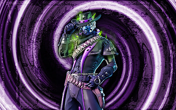 Deadfire, violet grunge background, Fortnite, vortex, Fortnite characters, Deadfire Skin, Fortnite Battle Royale, Deadfire Fortnite HD wallpaper