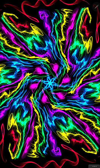 Scribble, color, spinning HD phone wallpaper