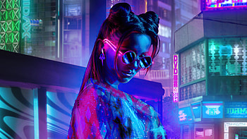 Tokyo Girl Japanese Cyberpunk Synthwave, neon, tokyo, scifi, artist, artwork, digital-art, cyberpunk, synthwave, artstation HD wallpaper