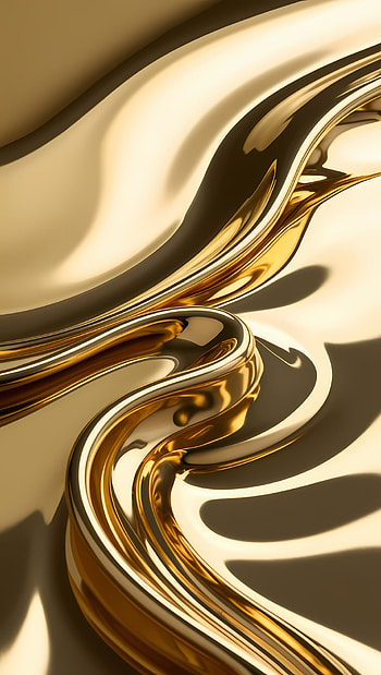 Golden liquid, Liquid, Fluid HD phone wallpaper