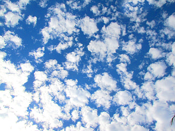 beautiful clouds, blue, white, light, clouds, sky HD wallpaper