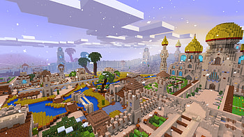 INDIA COUNTRY PIXEL WORLDS in RealmCraft Minecraft Style Game HD wallpaper