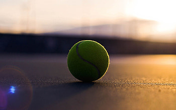 Sports, Asphalt, Shadow, Tennis Ball, Bend HD wallpaper