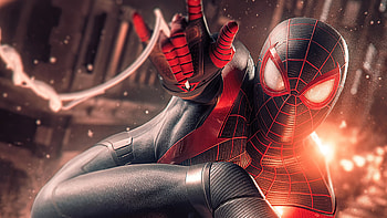 Spider Man Miles Morales Digital Art , spider-man-miles-morales, games, 2020-games, ps5-games, ps-games, spiderman, marvel HD wallpaper