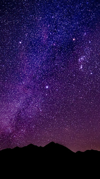 Night Sky, Night, Fall HD phone wallpaper